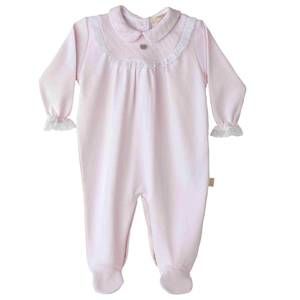 NEW BABY GI baby girl's frill footie in pink